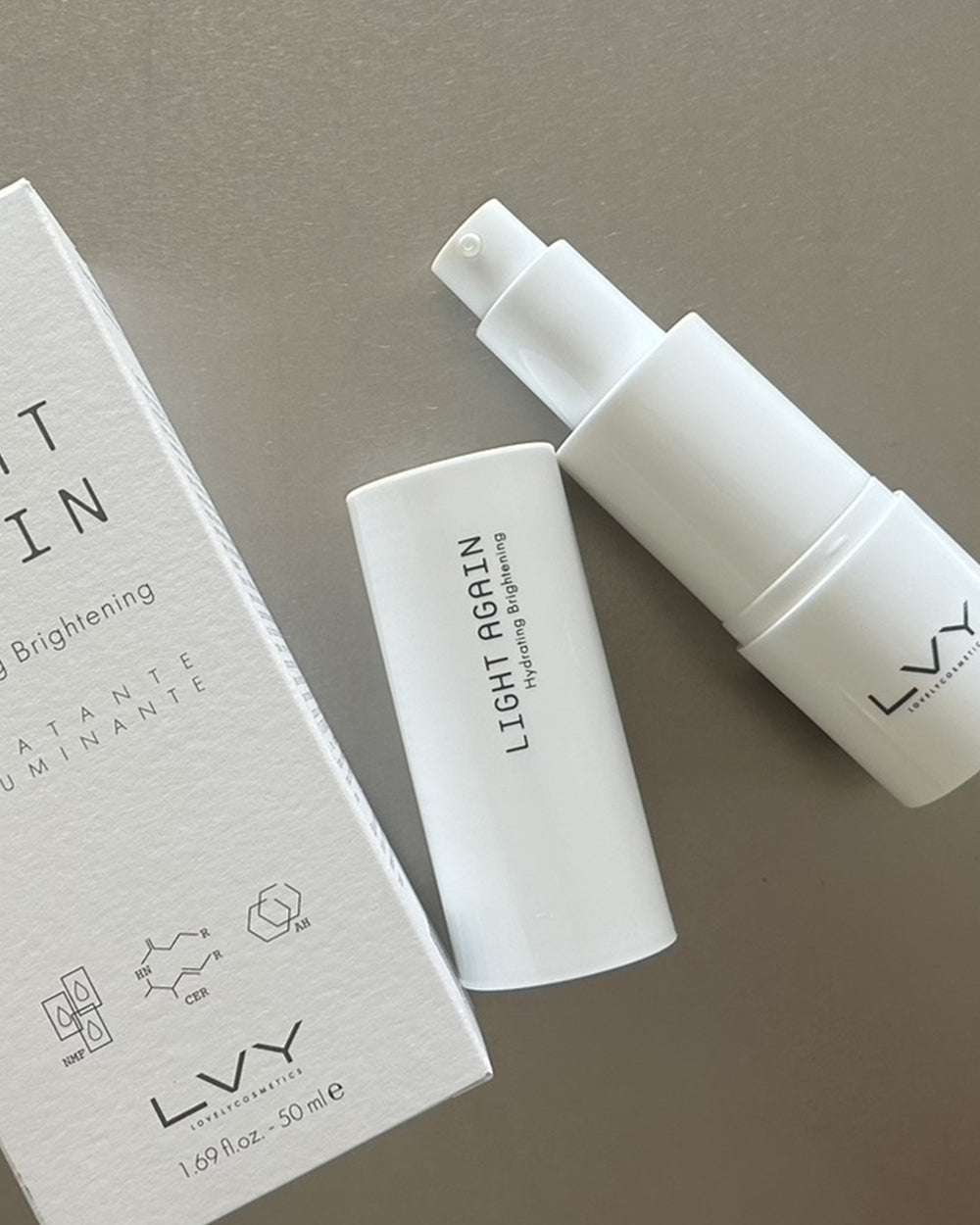 LIGHT AGAIN Fluido Viso Idratante – Illuminante