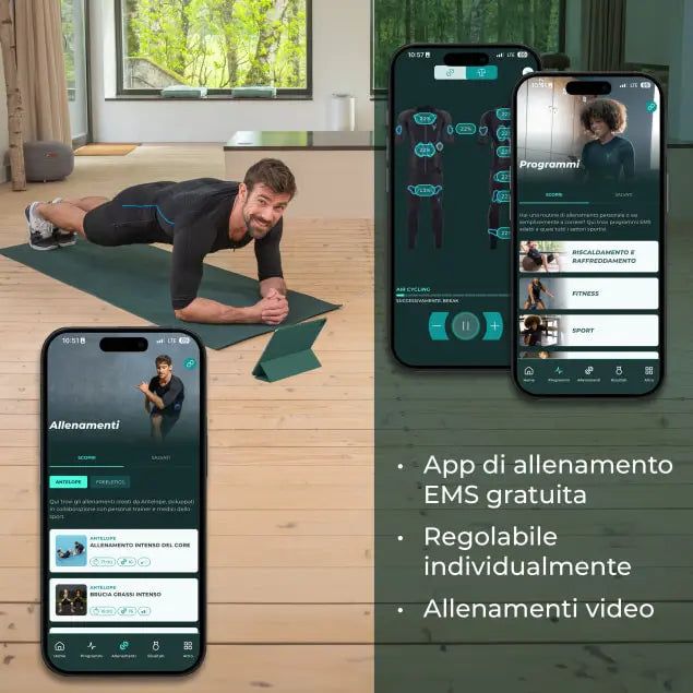 Tuta EMS Evolution con Leggings (uomo)
