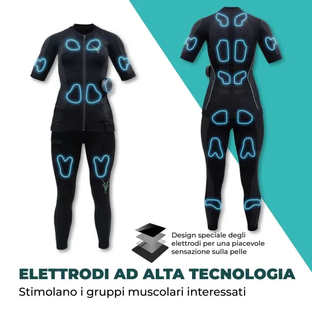 Tuta EMS Evolution con leggings (donna)