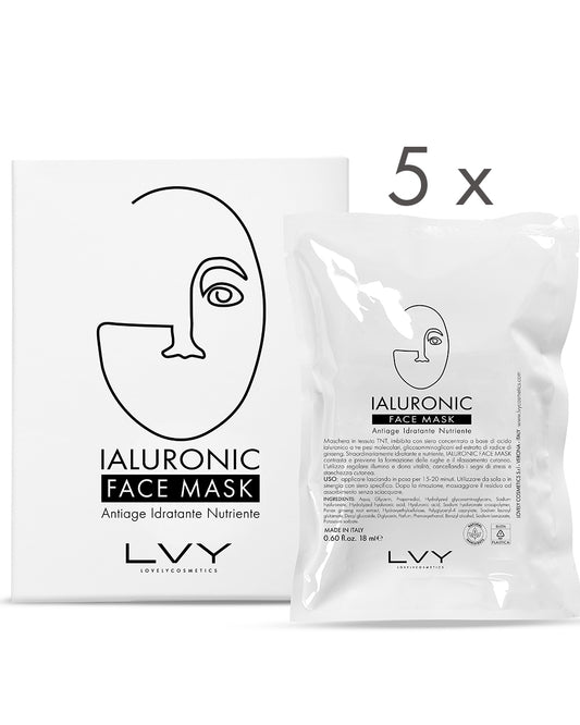 IALURONIC face mask kit 5 pezzi